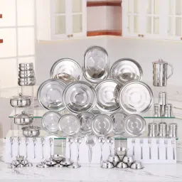 Pack of 63 Stainless Steel Dinner Set-12