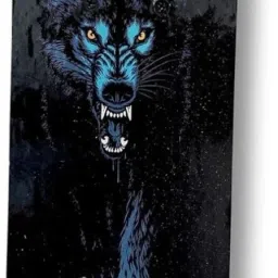 BLACK FOX 6 inch x 24 inch Skateboard-1