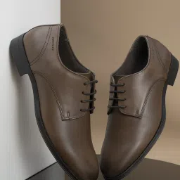 Formal Derby Shoes for Men | Real Leather Shoes With Low-Cut Pattern Derby For Men-picture-8