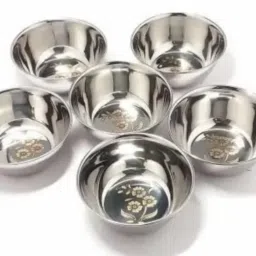 Stainless Steel Vegetable Bowl STAINLESS STEEL BOWL ( WATI PACK OF 6 PC ) Disposable-34