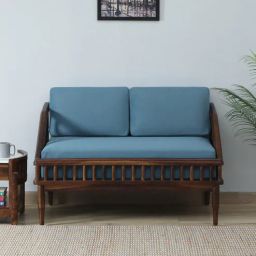 woodsworth from pepperfry Kastav Sheesham Wood 2 Seater Sofa In Provincial Teak Finish-picture-24
