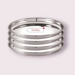 Pack of 4 Stainless Steel Dinner Set-12