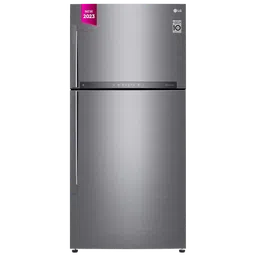 LG 592 Litres 1 Star Frost Free Double Door Refrigerator with Smart Inverter Compressor (GR-H812HLHM, Platinum Silver)-image-20