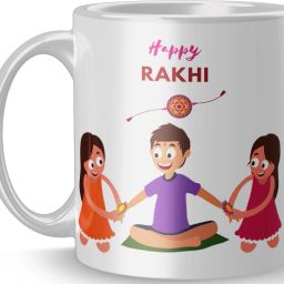 Rakshabandhan Printed , Happy Rakhi Printed , Perfect Gift for Brother/Sister On This Rakshabandhan , Best Rakhi Gift for Sister/Brother, Rakhi Gift , Rakhi ,Rakhi ,M-49 Ceramic Coffee Mug-image-25