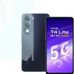 SPRITZEN Back Screen Guard for Vivo T4 Lite 5G, Back Screen Guard With Sides, Matte Finish-47