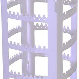 360 Rotating Earring Holder Jewelry Earinging Necklace Bracelet Carousel Tree Jewellery Organizer-image-6