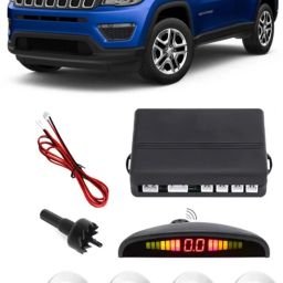 GS222 Silver Car Reverse Parking Sensor with LED Display 4 Sensor G222 Parking Sensor-image-15