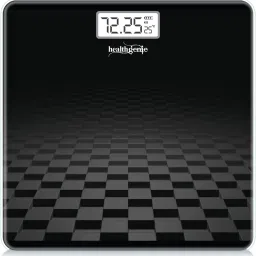 Healthgenie Digital Weight Machine Thick Tempered Glass LCD Display With 3 Years Warranty Weighing Scale-1