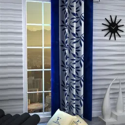 152 cm (5 ft) Polyester Semi Transparent Window Curtain Single Curtain-24