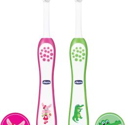 Ultra Set Pink + Green 3Y-8Y (BPA Free) Ultra Soft Toothbrush-picture-18