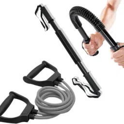 Fitness Combo Pack of Double Toning Tube & Power Twister Fitness Accessory Kit Kit-image-54