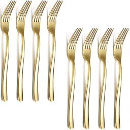 Stainless Steel Dinner Forks Table Forks Set Long Handle Forks for Buffet Forks Stainless Steel Serving Fork Set-image-75