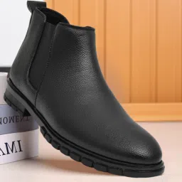 Chelsea Boots For Men Leather High Ankle Formal Chalsi Bike Riding Chukka Boots Oxford For Men-image-20