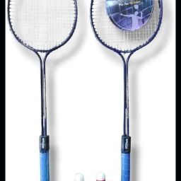 Badminton Set Of 2 Piece Badminton Racquet with 2 Piece Plastic Shuttle-31 Badminton Kit-image-56