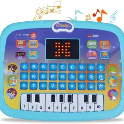 2 in 1 Activity Educational Learning Tablet Laptop Computer Toy for Kids-14