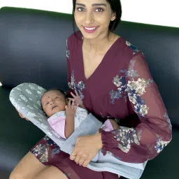 2-in-1 Pillow Grey | Infant Carrier | Nursing pad | Breastfeeding Pillow-image-17