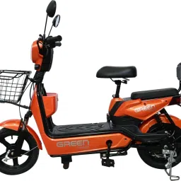 Udaan 30KM Orange 10 inches Single Speed Lead-acid (SLA) Electric Cycle-image-95