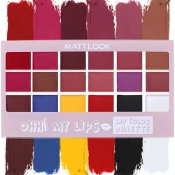 18Color Ultra Pigmented Forever Matte Lip Color Palette, Nonsticky, Long Lasting-image-2