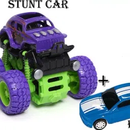Manual 360Degree Stunt car toy&game Enjoy Mini Monster Truck Pull Back Cars Toys-image-98