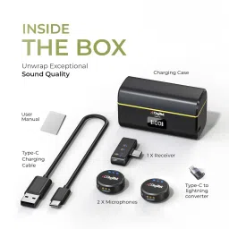 digitek DWM-115 2-in-1 40m Range Noise Reduction 2.4GHz Microphone image 2