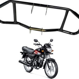 Bike Heavy Duty Leg Crash Leg Guard Black BS6 Models For Honda CD 110 Dream Bike Crash Guard-image-34