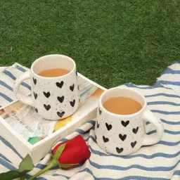 rare planet 350 ml Black Heart Ceramic Mugs-picture-32