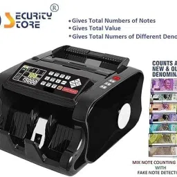 Security Store Mix Note Value New Currency Counting Machine and Fake Note Detection (Professional,Office & Bank USE) Note Counting Machine image 3