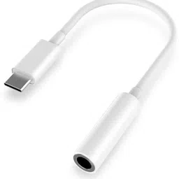 Niztech White Type C to 3.5 mm Audio Jack Headphone Converter Adapter, Connector Phone Converter-1