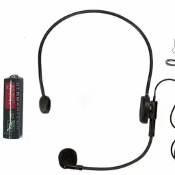 Professional Head Band Recording Mic 3.5mm With 6m Low Nosie Cable & 6.35mm Male to 3.5mm Female Adapter Microphone-2