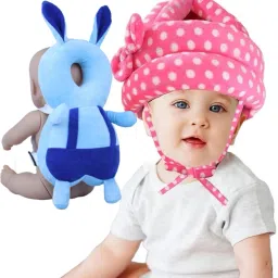 Head & Back Protector and Safety Helmet with Straps for Baby, Child (Set of 2)-image-20