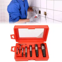 uptodateprouducts 8pcs Screw Extractor Set Damaged Nut Screw Extractor Bolt Stud Remover Tool Kit Screw Extractor Set image 4