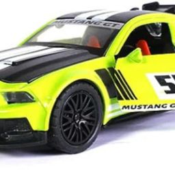 Presents_Mustang GT Car-Metal Pullback Toy with Openable Doors_A6-12