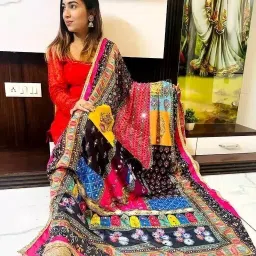 Cotton Silk Printed Multicolor Women Dupatta-image-62