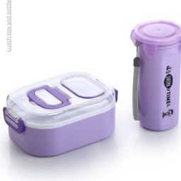 Tiffin Box with Water Bottle | Lunch Box Combo with Bottle and Spoon GG60 2 Containers Lunch Box-18