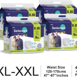 Adult Pull Up Diaper Pants(Waist Size (120-170 Cm | 47 -67 Inch) (10*4 Pcs) Adult Diapers - XL - XXL-image-29