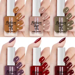 Quick Dry Natural Infinite Shine for Nail Polish Combo Women & Girls 2108 Multicolor-image-33