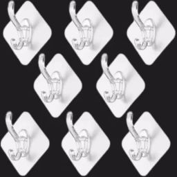 Self Adhesive Wall Hook Seamless Stickers Wall-Mounted Strong Magic Sticky Hook 8-10