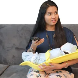 2-in-1 Pillow Sunshine Yellow | Infant Carrier |Nursing pad | Breastfeeding Pillow-image-20
