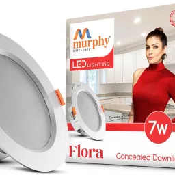 Flora 7W LED Down Light, Natural White Light, Round, Recessed (Pack of 1) Ceiling Light Ceiling Lamp-image-82