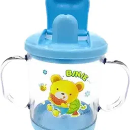 Sipper Cup Twin Handle for Easy Grip Anti Spill Sippy Cup Baby Water/Juice 200ML-image-8