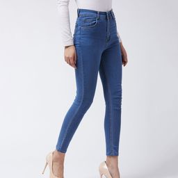 miss chase Women Skinny High Rise Blue Jeans-picture-48