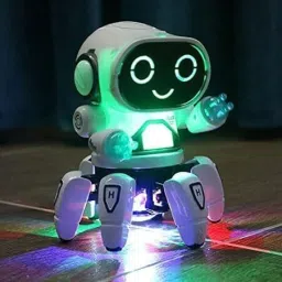 adhira toys Pioneer Robot Colorful Lights and Music, All Direction Movement, Dancing Robot image 2