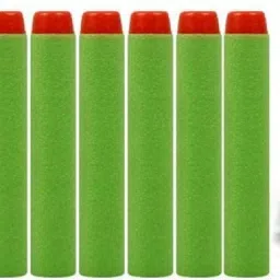 shreenik Colourful Soft Foam Dart for Nerf Refill Darts for N-Stike _10pis_multicolour Soft Tip Dart image 2