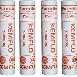 Kemflo 5 Micron Sediment Filter cartridge for Water purifiers ( pack of 4 ) Solid Filter Cartridge-image-53