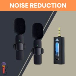 K35 Wireless Mic With Collar Microphone forYoutube/Voice Recording/InterviewZ132 Microphone-image-98
