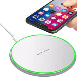 X88 Pro Round Wireless Charging Pad with Qi-Compatible Charging Pad-picture-11