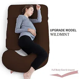 J SERIES Microfibre Solid Pregnancy Pillow Pack of 1-image-87