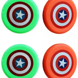 4 Pcs Flying Disc Frisbee Ring Saucer for Fun/Picnic/Throw/Adventure Plastic Sports Frisbee-image-3