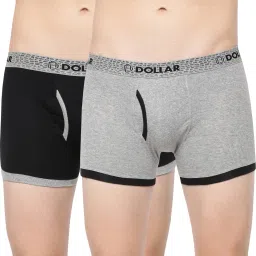 Pack of 2 Combed Cotton Contoured Pouch Support Solid Men Trunk-picture-25