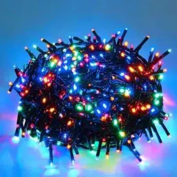 40 LEDs 10 m Multicolor Steady Bulb Rice Lights-0